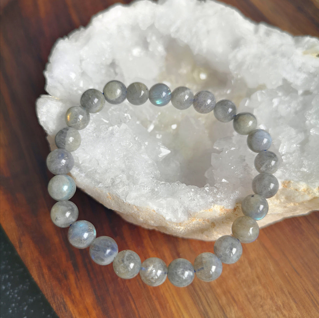 Bracelet en pierre labradorite