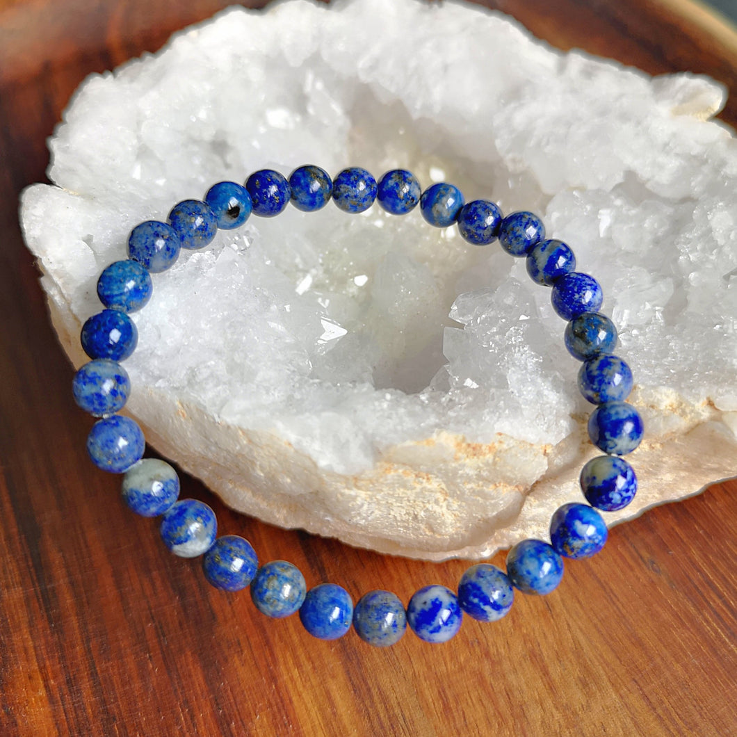 Bracelet en pierre lapis lazuli