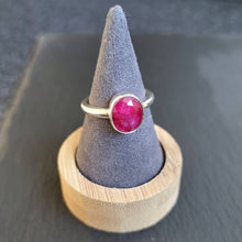 Charger l&#39;image dans la galerie, Bague en argent 925 Rubis Jia
