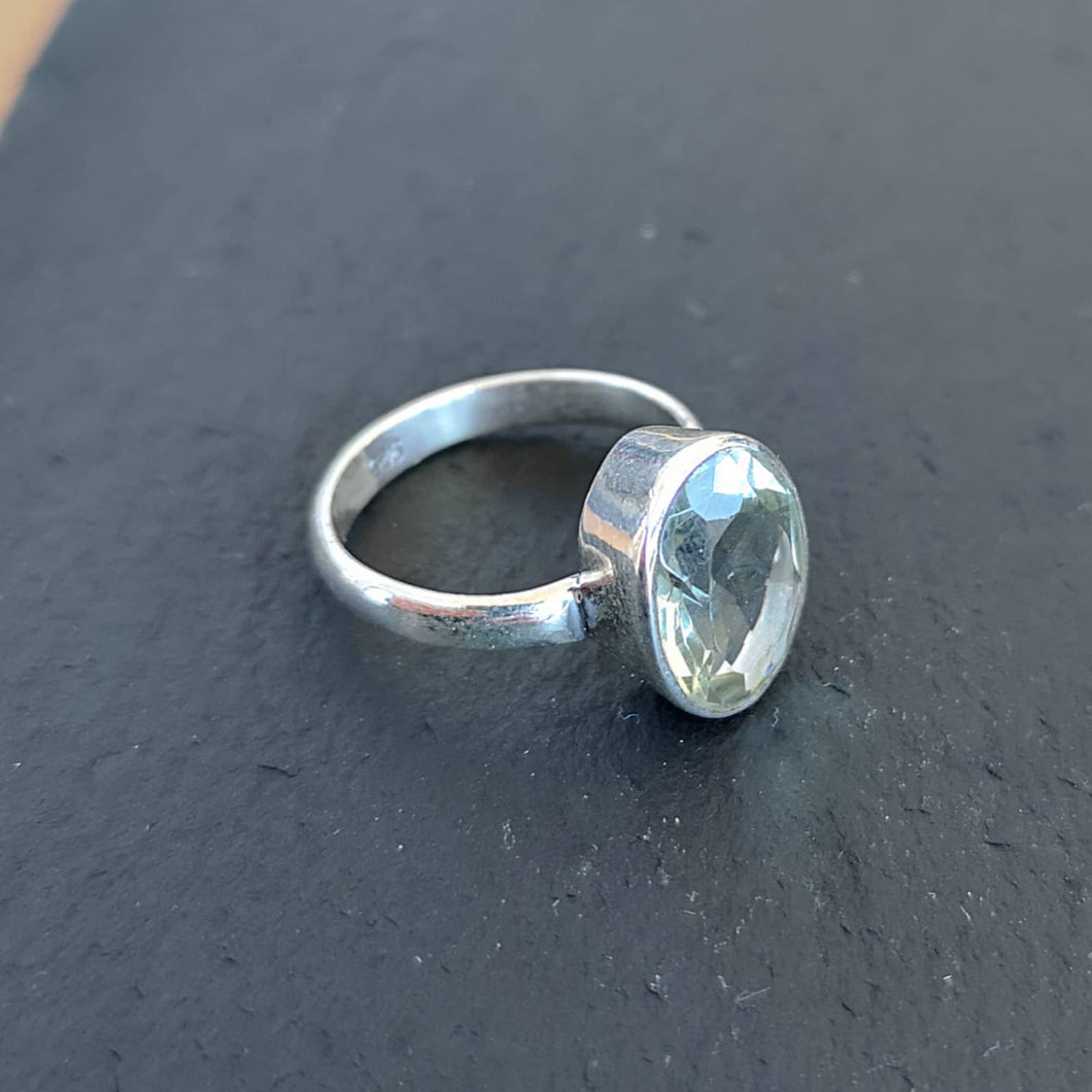 Bague en argent 925 péridot Jia