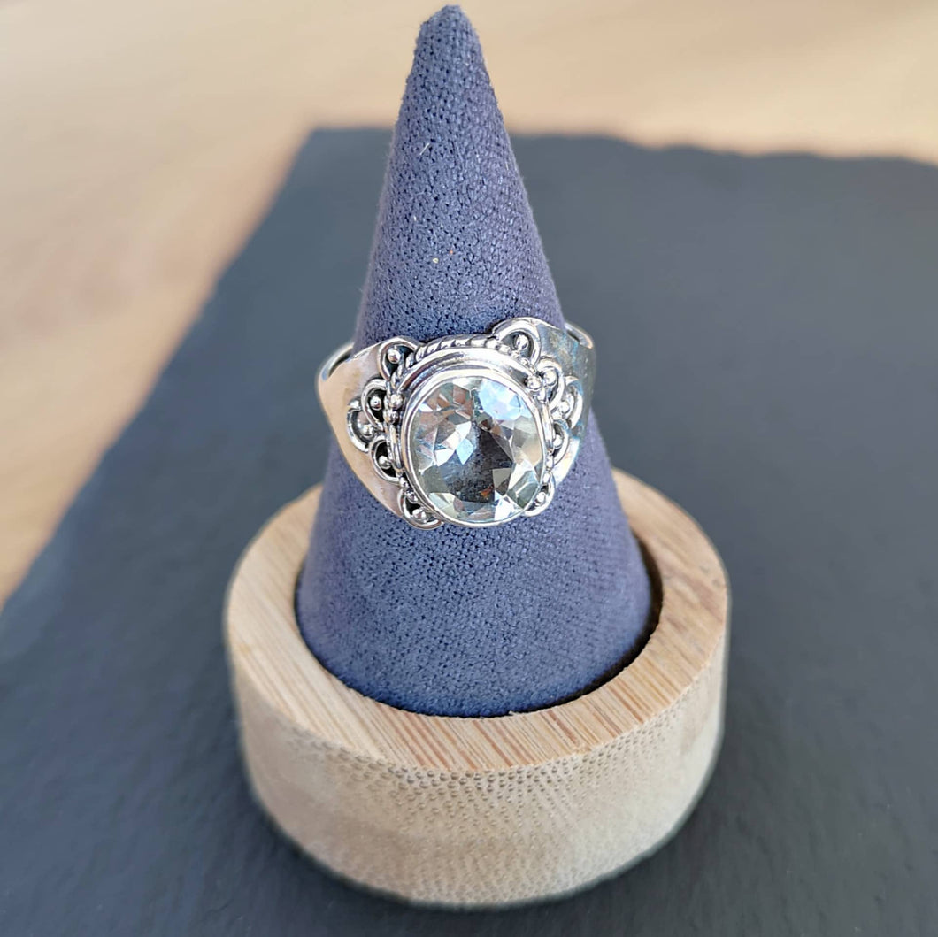 Bague en argent péridot Lata