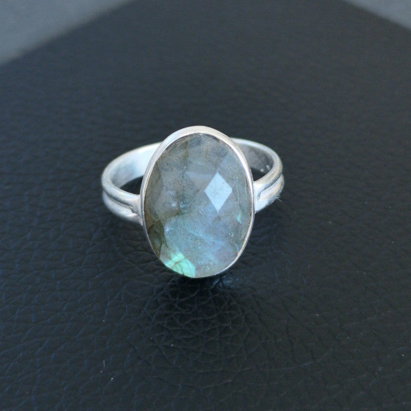 Bague en argent labradorite Aishwarya