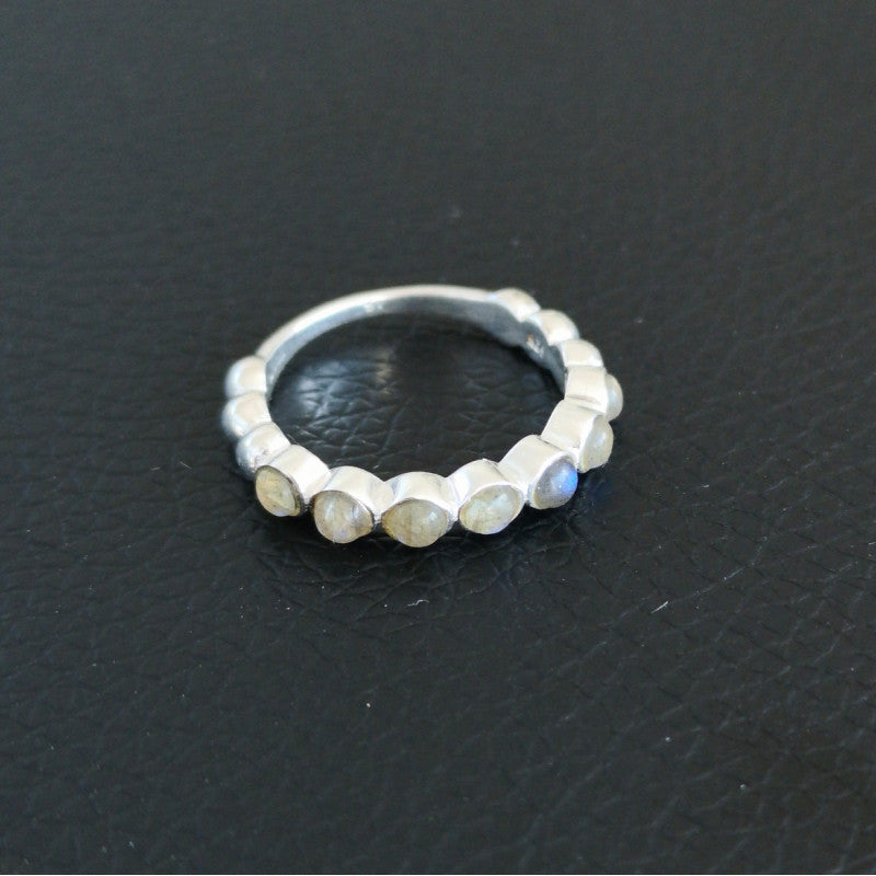 Bague en argent labradorite Kajol